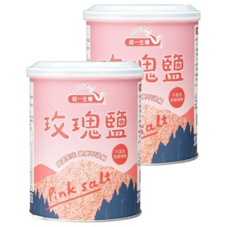 統一生機 玫瑰鹽, 600g, 2罐
