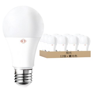 旭光 超高效能LED球泡燈 10W, 晝光色, 12個