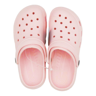 韓系風格厚底布希鞋 23, 粉色, 23(36/37)