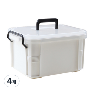 이안비즈 구급상자 다용도 정리함 대형, 4개