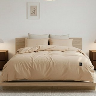 아토앤알로 쉐이프 항균 알러지케어 이불커버, 오트밀