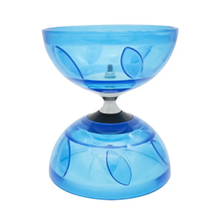 AFAMIC 艾法 LED發光長軸軟式三培鈴扯鈴，環保軟膠材質，重量305g，直徑12.7cm，高度14.7cm, 藍色, 1組