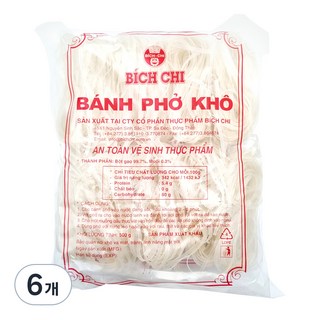 BiCH-CHI Banh Pho Co 4mm 河粉, 6個, 500g