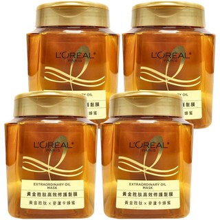 L'OREAL PARiS 巴黎萊雅 黃金胜肽高效修護髮膜, 250ml, 4件