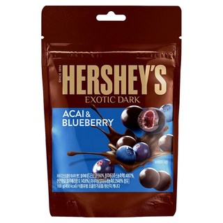HERSHEY'S 好時 巴西莓藍莓夾餡黑巧克力, 1包, 100g
