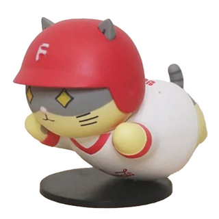 黃阿瑪的後宮生活 後宮棒球隊公仔, 柚子造型, 高約7cm, 1個