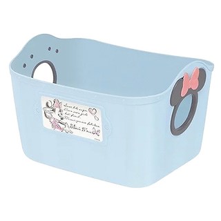 nishiki 錦化成 米妮系列 日本製置物籃 SQ5，25x19x16CM, 淡藍, 1個