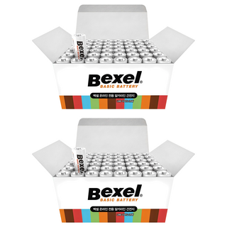 벡셀 베이직 알카라인 AA건전지, 48개입, 2개