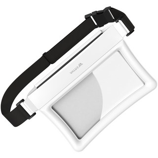 밸류엠 아쿠아쉴드 5중 잠금 다용도 수납 스마트폰 방수팩 크로스백, 화이트, 1개