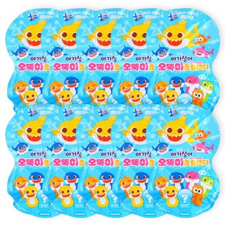 TAEYANG LIFE HEALTH 碰碰狐小鯊魚造型玩具+木糖醇糖果組 隨機出貨, 木糖醇, 10包, 20g