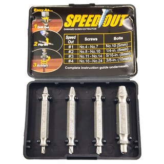 SPEEDOUT 螺絲釘破壞拆除鑽頭 Set, 2組