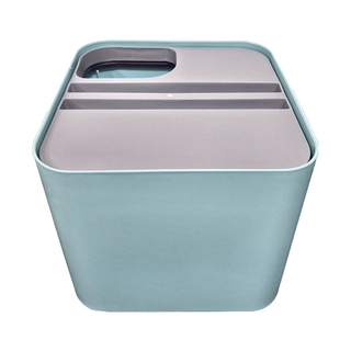 北歐風可堆疊分類垃圾桶 小款 550g 1個, 淺藍色