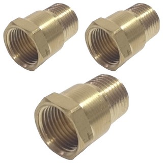 新多多小舖 銅內外牙(35mm) 3個一組 銅接頭 水管接頭, 3個
