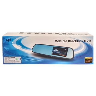 勝利者 K8 GPS前後雙鏡行車紀錄器 1080P高畫質 GPS定位 後視鏡型, Rear Camera, Car Charger, 1組