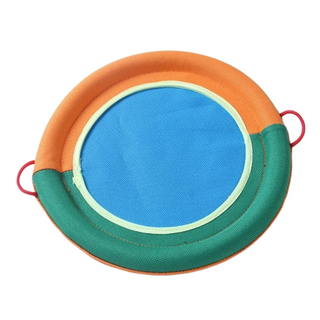 EETOYS 宜特 互動布飛盤 帆布材質 耐咬度, 直徑25 cm, 三色, 1個