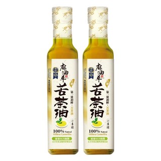 麻油車 頂級冷壓苦茶油, 100%苦茶籽 (小菓種)製成, 255ml, 2瓶