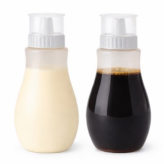 리빙메이커 말랑타입 식품용기 5구 소스통, 500ml, 2개