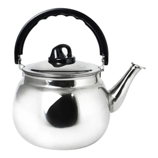 泉光牌 ST笛音壺 #304(18-8)不鏽鋼材質 手把-耐熱電木 適用電磁爐、電爐、瓦斯爐, 銀色, 3L, 1個
