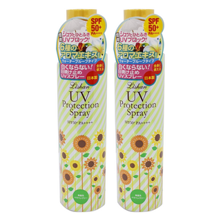 LISHAN UV防曬噴霧 草本精油 SPF50+ PA++++, 230g, 2瓶