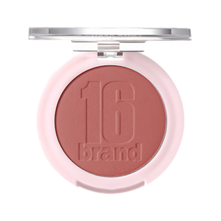 16 brand 元氣少女雲霧腮紅 FIG SHOT 瞬間提升氣質的腮紅, 無花果色, 1個
