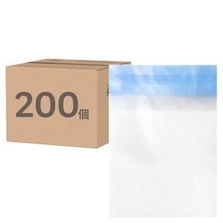 自黏式素色半透明OPP袋, 200個裝