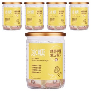 Medolly 蜜思朵 冰糖蜂蜜檸檬愛玉寒天, 17g, 12個, 5罐