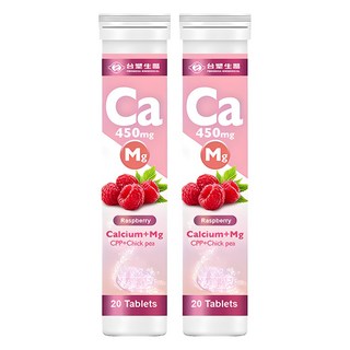 台塑生醫 MD Formula 醫之方 鈣 + 鎂發泡錠, 20顆, 2瓶