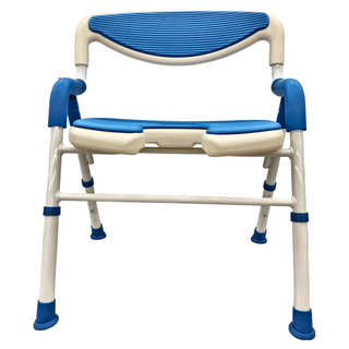 FUZIKON MEDICAL EQUIPMENT 富士康 坐墊開口洗澡椅, U型開口設計, EVA坐墊, 舒適不冰冷, 可調整高低, FZK-185, 1個