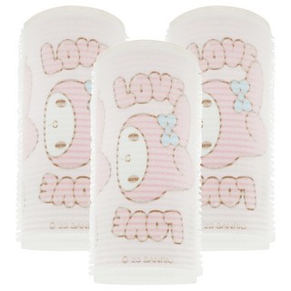 beautyhome 美樂蒂愛心大髮捲, 粉紅色, 3個