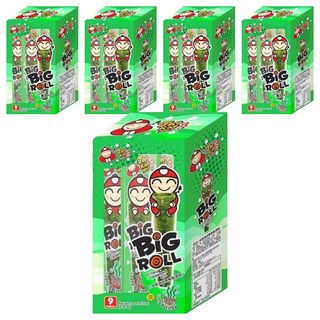 TAOKAENOI CRISPY SEAWEED ORIGINAL 小老板海苔棒棒捲 原味, 27g, 5盒