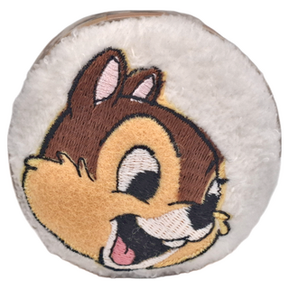 LIFE 來福牌 蛋糕毛巾 Disney 迪士尼 31*28CM 100%棉 台灣製, 奇奇 白色, 1條