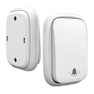 FJ 自發電無線門鈴 1對2 AF-1 Set, 免電池, 150米接收距離, 38首鈴聲, 1入