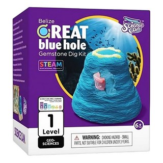 TOPBRIGHT 特寶兒 大藍洞寶石挖掘套組 STEAM教育產品 地質科學, Blue, 1組