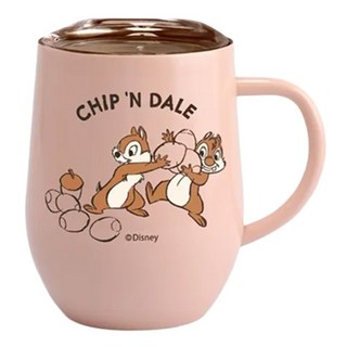 CHIP 'N' DALE 奇奇蒂蒂 麻吉真空保溫隨行不銹鋼304蛋型杯 附蓋, 莓果, 1個