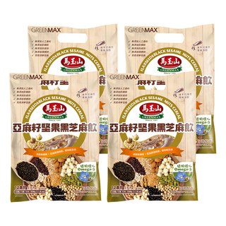 馬玉山 亞麻籽堅果黑芝麻飲, 28g, 12包, 4袋