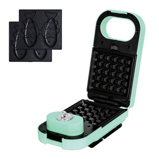 PONTE 2合1 甜點鬆餅機 薄荷綠, PTW-SM420M