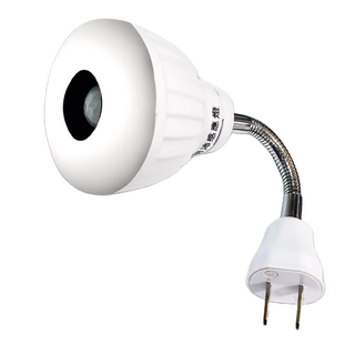 明沛 LED紅外線感應燈, 移動感應式LED燈泡, 110V, 5W, 2個