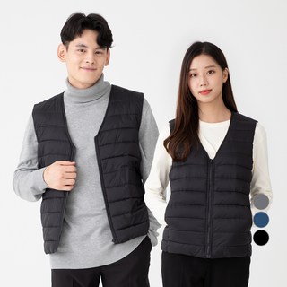 CARET 中性款輕量拉鍊填充背心