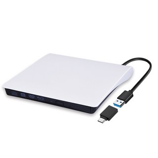 노트케이스 USB 3.0 DVD RW 멀티 외장형 ODD, NC-MULTI8X(화이트), 1개