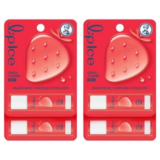 멘소래담 립아이스 립밤, 스트로베리, 3.5g, 4개