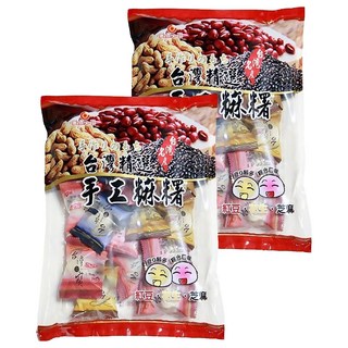 Chiao-E 巧益 綜合麻糬 紅豆 + 花生 + 芝麻 全素, 270g, 2袋