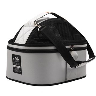 pariscat 寵物都市圓頂外出提籠, 1個, 灰色