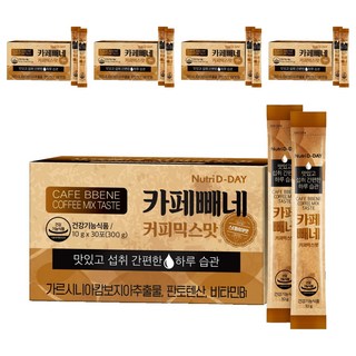 뉴트리디데이 카페빼네 커피믹스맛 30포, 300g, 5개