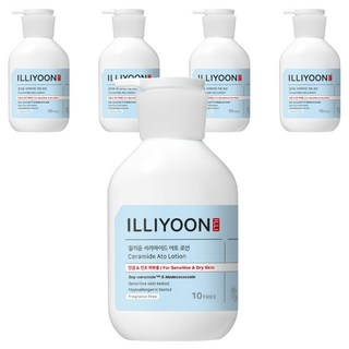ILLIYOON 一理潤 神經醯胺舒敏乳液 無香, 350ml, 5個