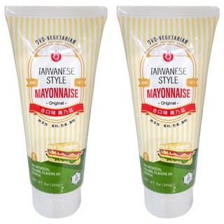 合口味 美乃滋, 200g 香甜原味蛋素沙拉醬, 2條