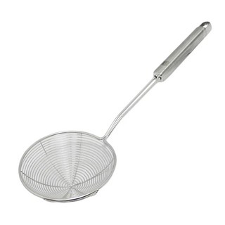 義式 #304鋼網 41 x 12cm 不鏽鋼撈勺 濾油網 濾水網 廚房用品, 1支
