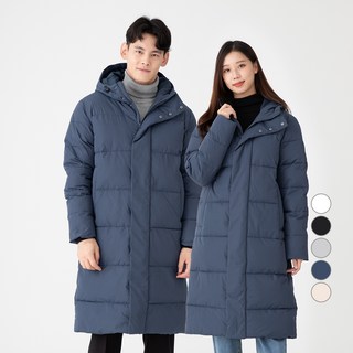 Caret 男女通用長版拼色連帽外套