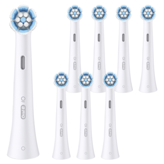 Oral-B 歐樂B iO 電動牙刷替換刷頭 溫和護理 白色, 單一商品, 8個