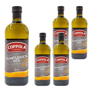 COPPOLA 柯波拉 葵花籽油, 1L, 5瓶