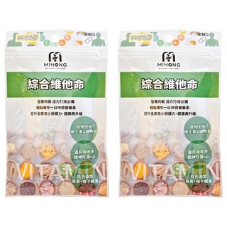 MIHONG 米鴻生醫 綜合維他命 30顆/袋, 500mg, 2包
